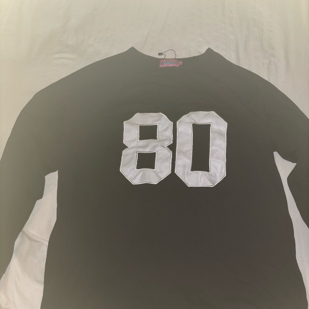 Edikted Black and White Long Sleeve Tee